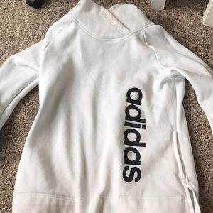 Adidas white pullover